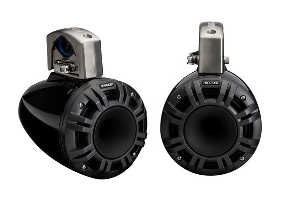 Kicker KMTCXL65 - høyttaler 6,5"  bass + horn i kabinett (sort) 