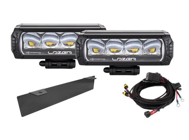 Lazer Triple-R 750 Lyspakke | 2 lamper & skiltbrakett | Audiocom