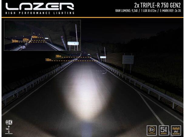 Lazer® Grillkit med Triple-R 750 Til Toyota Hilux InvincibleX 2021-2024 