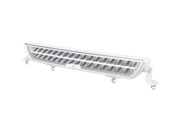 OZZ DBR1 P20" fjernlys dobbel ledbar m/pos.lys Hvitt hus 