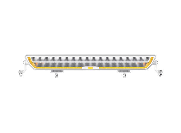 OZZ DBR1 P20" fjernlys dobbel ledbar m/pos.lys Hvitt hus 