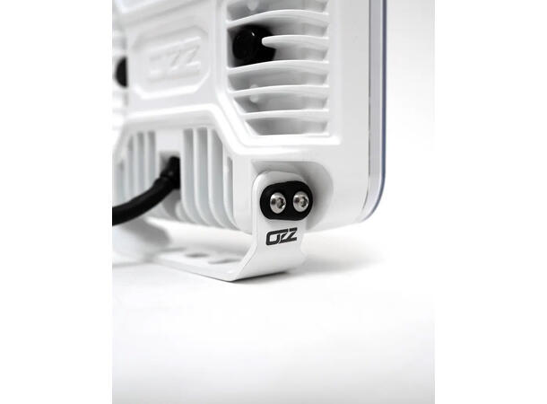 OZZ SQR 9" fjernlys 210mm (Hvit  hus) med park- og varsellys, 21000 lumen 