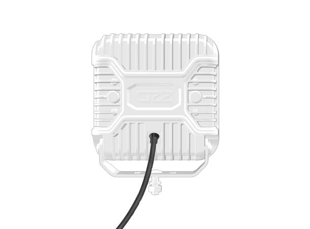 OZZ SQR 9" fjernlys 210mm (Hvit  hus) med park- og varsellys, 21000 lumen 