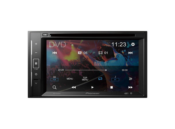 Pioneer AVH-A240DAB | 2-DIN bilradio med DAB+ og Bluetooth