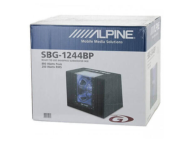 SBG-1244BP bandpasskasse med plexi vindu 800Watt