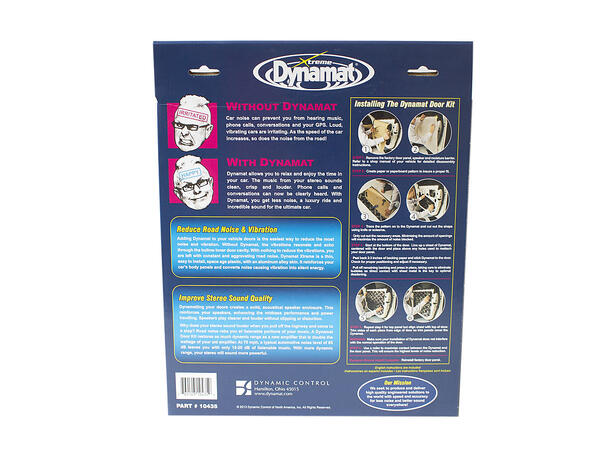 Dynamat - Xtreme, Door Kit 4stk: 305mm x 914mm dempematter 