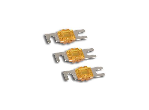 Stinger - SPF5860 sikring MIDI 60A, Krom (3stk) Mini Anl 