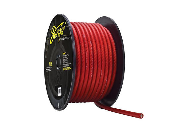Stinger - SPW14TR strømkabel 25mm² Rød, 30m (rull)