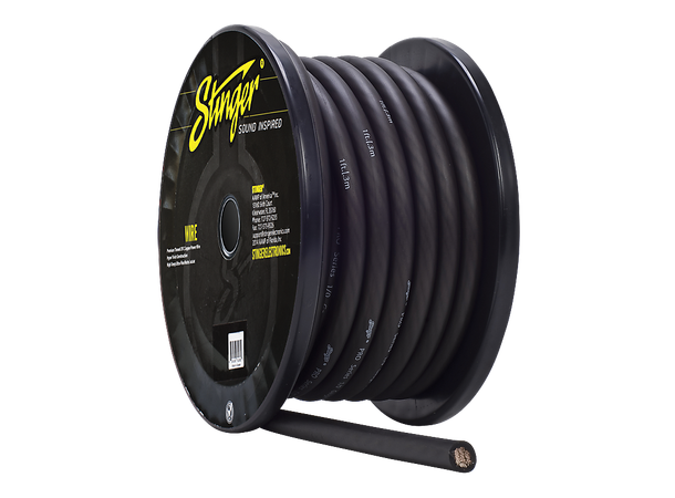 Stinger - SPW10TB strømkabel 50mm² Sort, 15m (rull) 