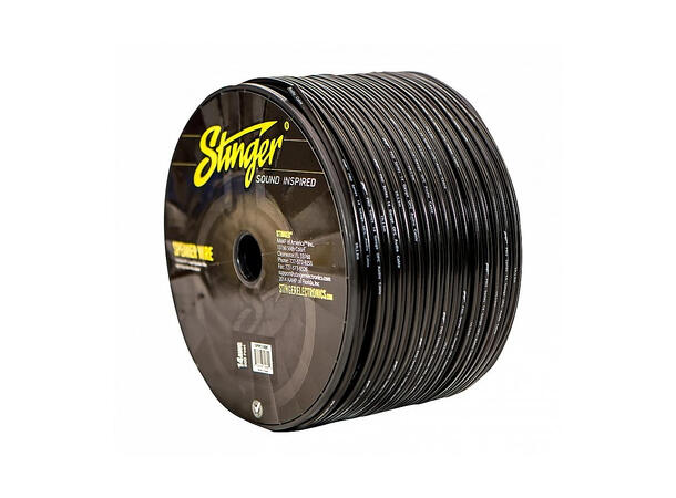 Stinger - SPW514BK høyttalerkabel 2,5mm² Sort, 152m (rull)