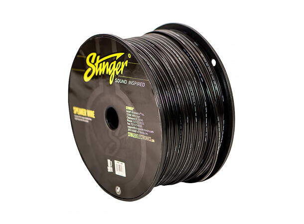 Stinger - SPW516BK høyttalerkabel 1,5mm² Sort, 152m (rull)