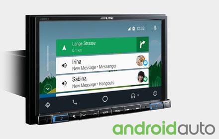 Alpine X802D-U fungerer med Android Auto