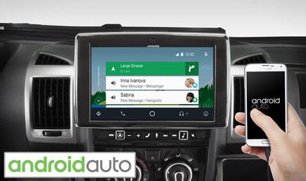 Fungerer med Android Auto