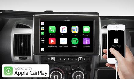 Fungerer med Apple CarPlay