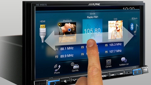 Alpine INE-W997D har fått et helt nytt brukergrensesnitt