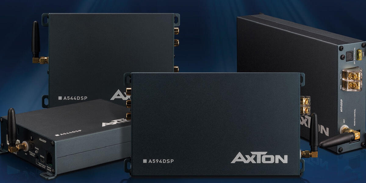 Axton dsp bilstereo forsterkere