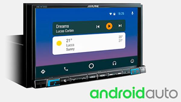 Fungerer med Android Auto