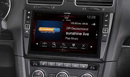 DAB+ radio til Golf 6