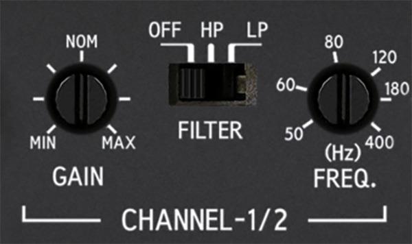 Høy- og lav- pass filter