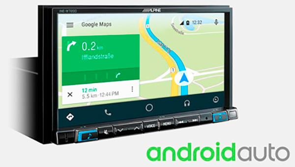Online Navigeringer med Android Auto