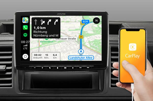 Online navigering Apple CarPlay