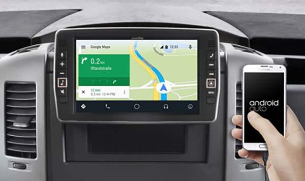 Online navigering med Android Auto