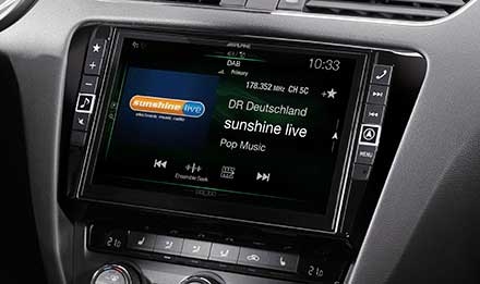 Skoda Octavia 3 DAB+ radio X901D-OC3