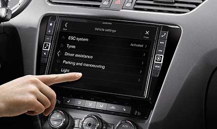 System oppsett Skoda Octavia 3
