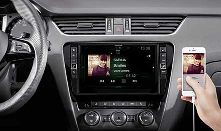 Skoda Octavia 3 iPhone avspilling X901D-OC3