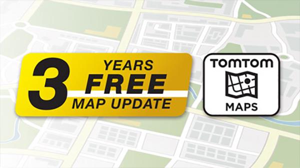 TomTom Maps med 3 års gratis oppdateringer