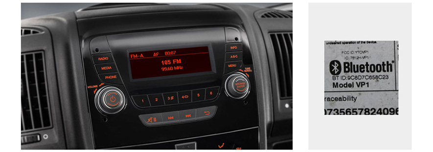 Fiat VP1 radiosystem
